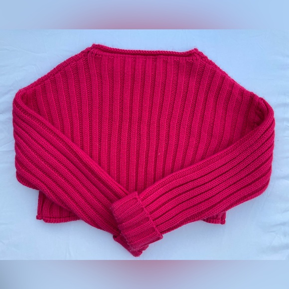 Lulu's Pink Ribbed Sweater - Picture 8 of 8